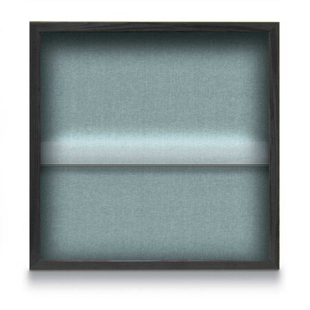 United Visual Products Outdoor Enclosed Combo Board, 48"x36", Satin Frame/Grey & Cinnabar UVCB4836OD-GREY-CINNABA